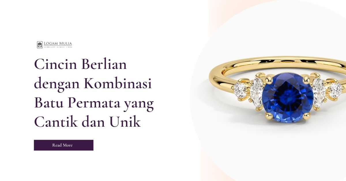 Cincin Berlian dengan Kombinasi Batu Permata yang Cantik dan Unik