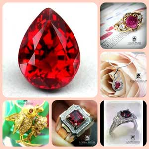 2. Batu Ruby (Cinta dan Kedamaian)