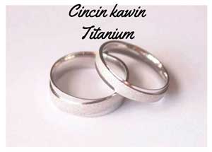9. Cincin Titanium