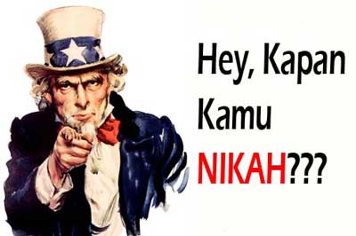 3. Cara yang mudah untuk menjawab pertanyaan yang selama ini bikin jengkel, “kamu kapan nikah?”