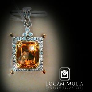 Liontin Berlian Wanita DG YELLOW SAPPHIRE SDL.1504.01