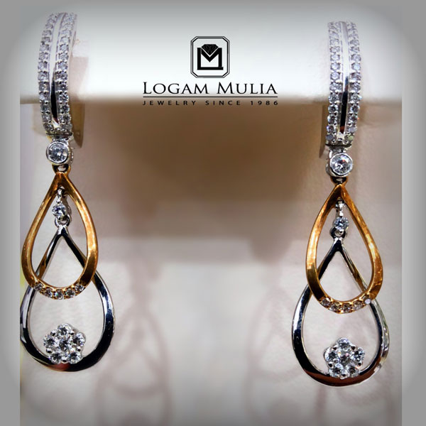 Anting Anting Berlian Wanita L1043608 sDEt