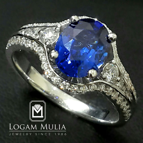 Cincin Safir Wanita CRW.SD.F302R ttSL