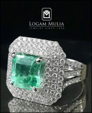 Cincin Zamrud Wanita DVW.RK.RFS3252 LeeN
