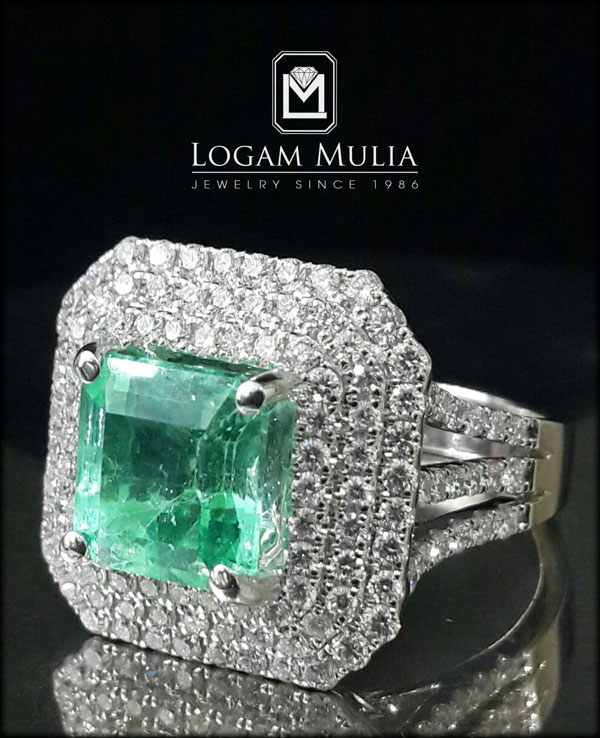 Cincin Zamrud Wanita DVW.RK.RFS3252 LeeN