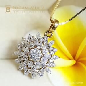 Liontin Berlian Wanita Emas ULL.6811.0 edLT