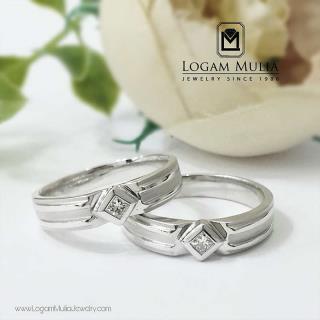Cincin Kawin Berlian WM01588 LtD Ldd
