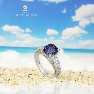Cincin Berlian Wanita Batu Safir CRW.SD.MJ2222R tess
