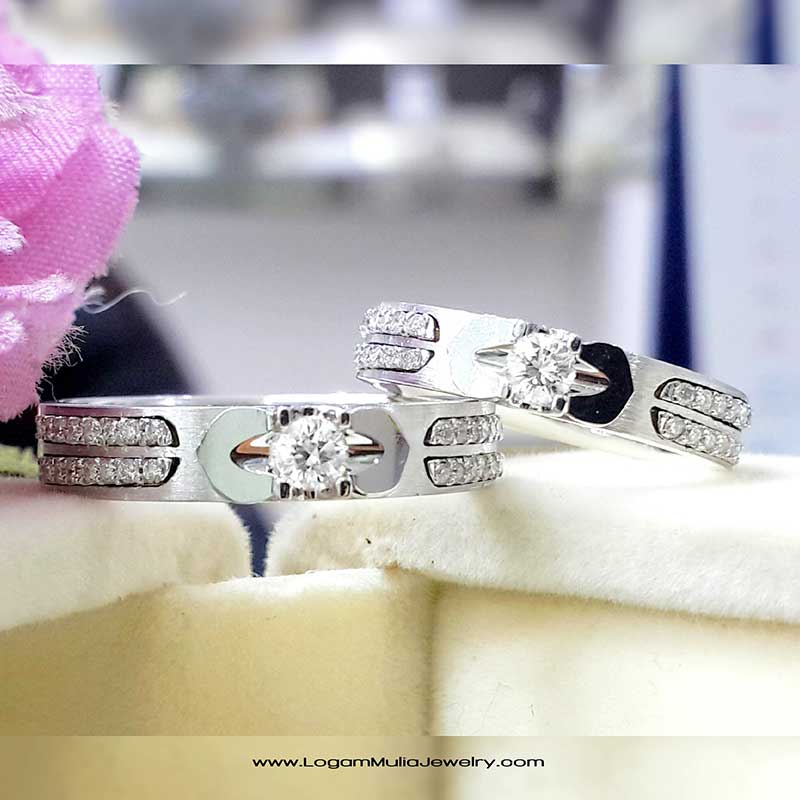 Cincin Kawin Berlian CRWM.BJ594L DLN BJ594S EDL