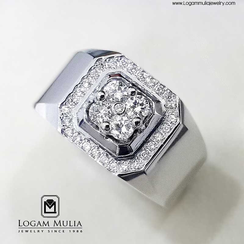Cincin Berlian Pria CRMC.MJ3520R sDdl