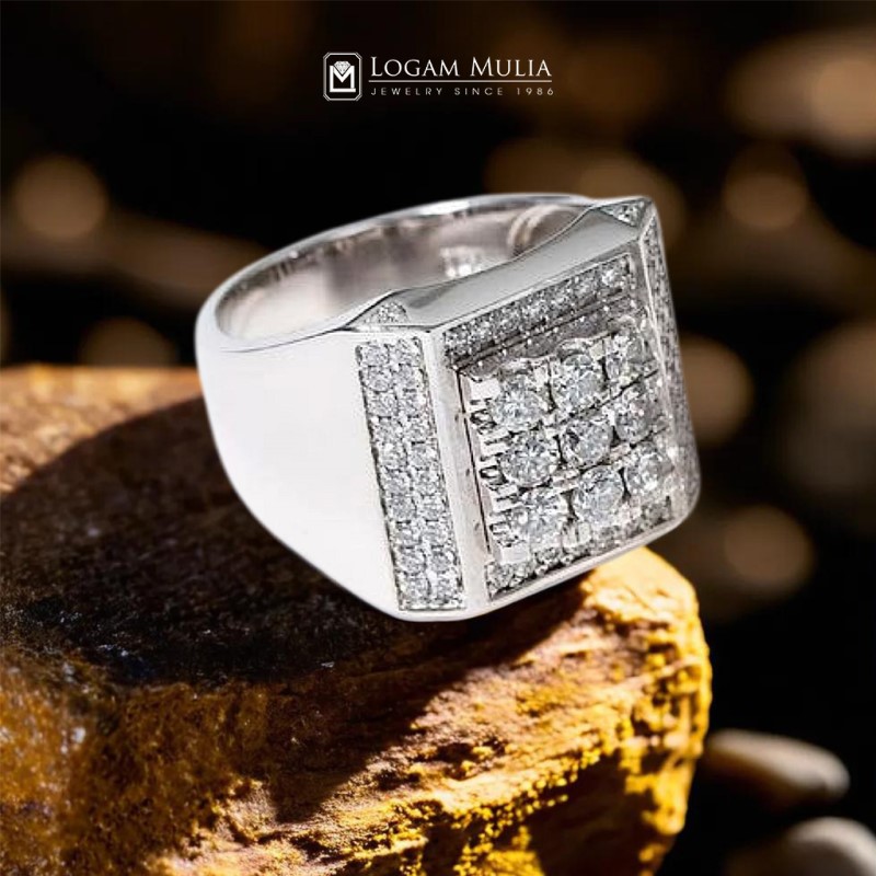 Cincin Berlian Pria CRMC.MR0359.R1 tseN